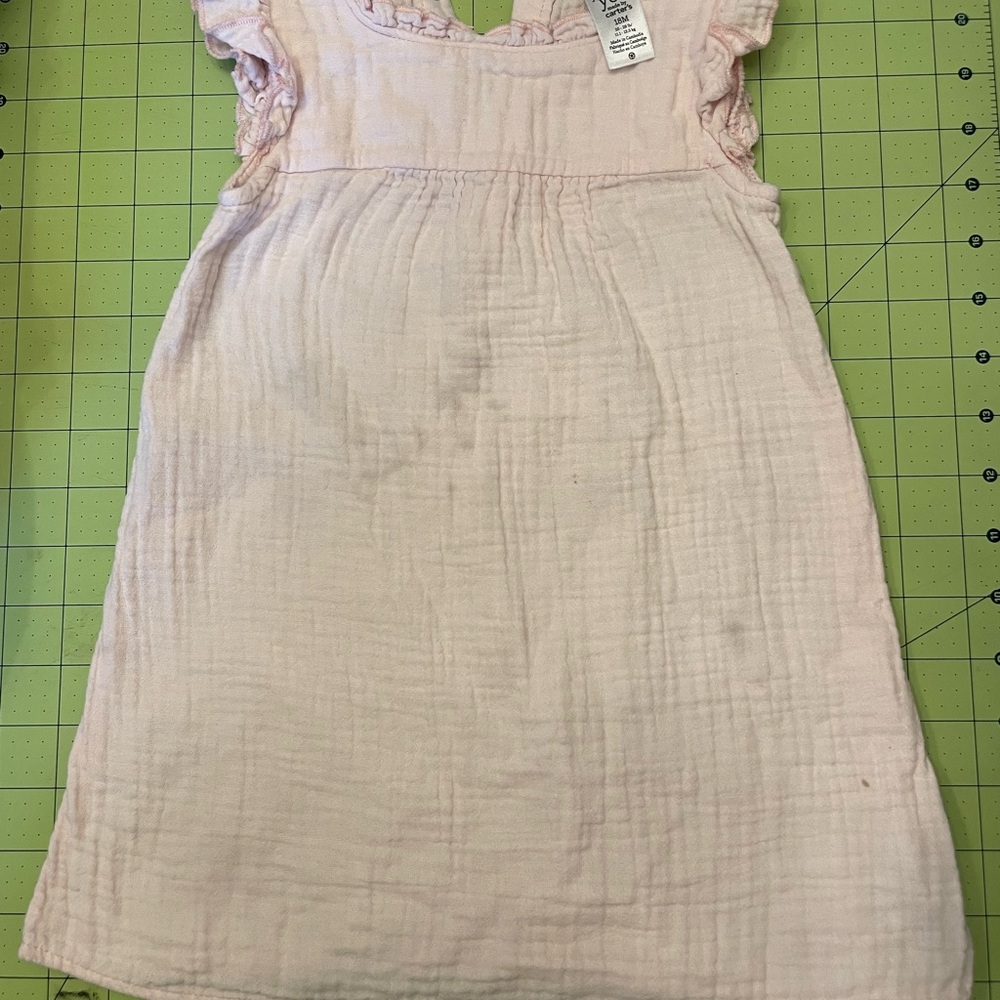Charming Pink Ruffled Kids Dress